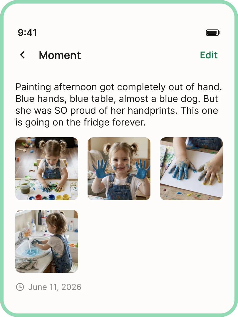 A moment: painting afternoon